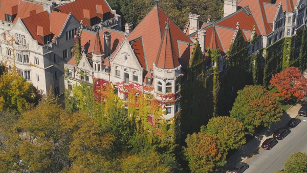 Aerial of UChicago Hyde Park campus