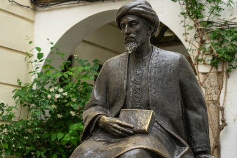 sculpture of Maimonides